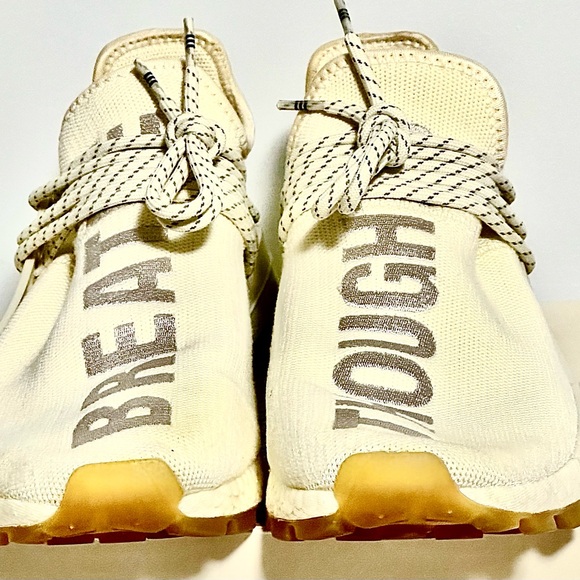 ADIDAS PW HU NMD PRD TRAIL PHARRELL WILLIAMS CREAM WHITE. Size 8 - Picture 6 of 7